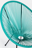 Poltrona Parker 72x78x89 cm in Acciaio e Fibra Sintetica
