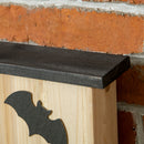 Set di 3 Casette per Pipistrelli 25x6x37,5 cm in Legno di Abete per Esterni in Legno di Abete      