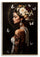 Stampa Dipinta su Tela Laccata Persian con Cornice 62x3,5x92 cm in Abete e Tela e Plastica