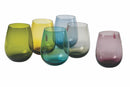 Set 6 Bicchieri Acqua in Vetro Villa d'Este Home Tivoli Happy Hour