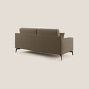 Divano 3 Posti 186x95x91 cm in Tessuto Marrone