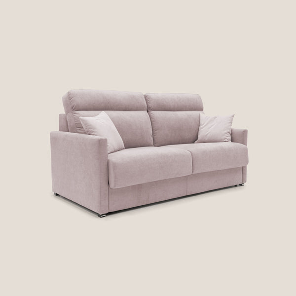 Divano Letto 2 Posti 176x102x97 cm in Tessuto Rosa acquista