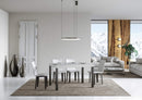 Tavolo Allungabile 120/224x90x77 cm Everyday Premium Bianco Frassino