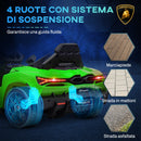 Macchina Elettrica per Bambini Licenza Lamborghini Revuelto 12V Guida Manuale e Telecomando Verde 