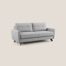 Divano Letto 2 Posti 168x97x96 cm in Tessuto Grigio Chiaro