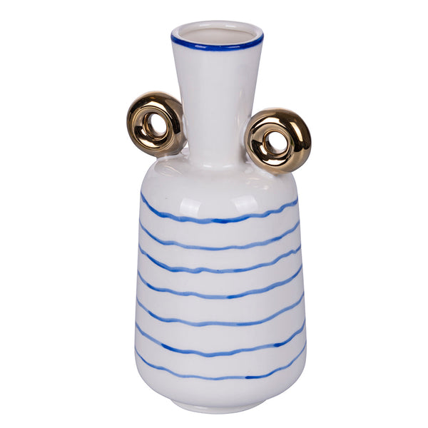 prezzo Vaso con Manici 14x12x26,5 cm in Porcellana VdE Tivoli 1996 Egeo
