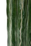 Vaso Cactus Tall Ø12x31,5 cm in Ceramica Verde      