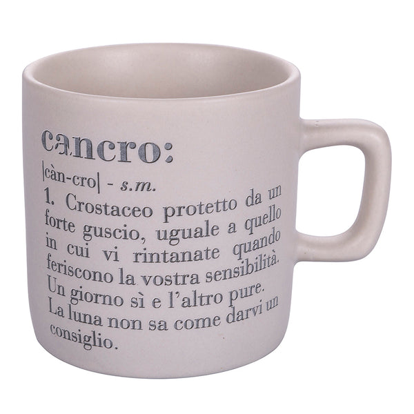 sconto Tazzina Caffè Zodiaco "cancro" Ø6x6,5 cm in Bone China VdE Tivoli 1996 Beige