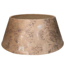 Copri base albero tessuto bronzo tondo cm Ø56xh25