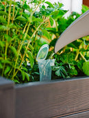 Fioriera da Giardino 42x42x40 cm in Polipropilene Trama 001 Ash Antracite