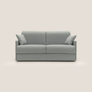 Divano Letto 3 Posti 189x96x96 cm Evans in Tessuto Grigio