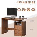 Scrivania da Ufficio Porta PC 107x48x76,2 cm in Legno  Noce