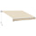 Tenda da Sole Avvolgibile 3.65x2.5m in Poliestere e Alluminio Beige