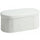 Pouf Contenitore Pieghevole 76x38x35 cm con Vano da 72L e Rivestimento in Velluto Crema