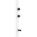 Doccia da Giardino in Alluminio Soffione I-switch a 3 Getti Sined Luna Alu Sensor Bianco 
