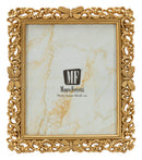 Cornice Classical 27,8x1,8x32,5 cm in Resina e Vetro Oro      