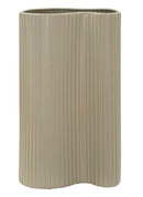 Vaso Frankfurt 21x12x36 cm in Ferro Bianco      