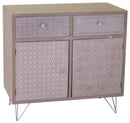 Mobile 2 Ante 2 Cassetti in Legno e MDF Milo