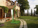 Piatto Doccia da Esterno Giardino in Polietilene HD Arkema Lake Arancio