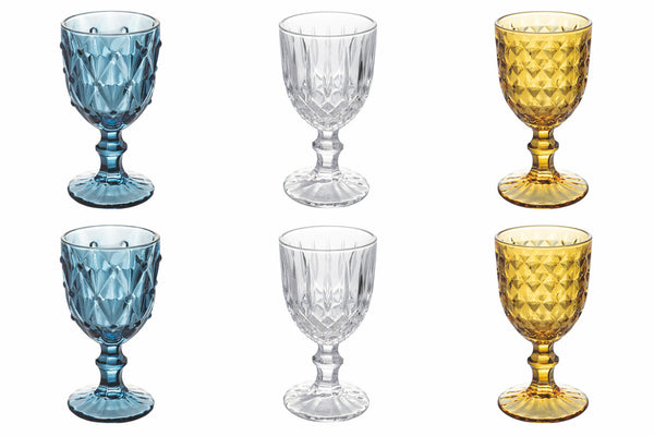 online Set 6 Calici in Vetro 200 ml Villa d'Este Home Tivoli Loira