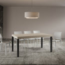  Tavolo Allungabile 160-264x90x77 cm Everyday Cashmere Gambe Antracite