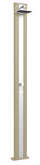 Doccia Solare da Esterno Giardino 30L Miscelatore Arkema Spring S Fascia Inox Champagne Bronze