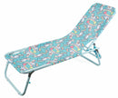 Set 2 Lettini Prendisole da Giardino per Bambini in Acciaio Soriani Oxford Unicorno