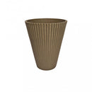Vaso Piccolo Iris Ø19x22 cm in Fibra sintetica Taupe