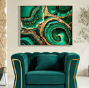 Dipinto su Tela Laccato Smeraldy con Cornice 82x4x62 cm in Metallo e Abete e Tela      