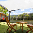 Tenda Vela da Giardino Quadrata 3x3 m Rizzetti Bianca