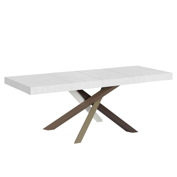 online Tavolo Allungabile 160/264x90x77 cm Volantis Premium Bianco Frassino