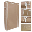 Scarpiera Salvaspazio 10 Ripiani 88x28x160 cm Rizzetti Marrone