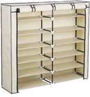 Scarpiera Salvaspazio 6 Ripiani 115x28x110 cm Rizzetti Beige