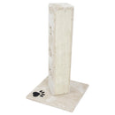 Albero Tiragraffi per Gatti H80 cm Rizzetti Dixie Bianco