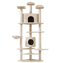 Albero Tiragraffi per Gatti H203 cm Rizzetti Rockfeller Beige