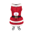 Vestito di Babbo Natale per Cani Femmina Rizzetti Rosso Varie Misure