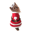Vestito di Babbo Natale per Cani Femmina Rizzetti Rosso Varie Misure