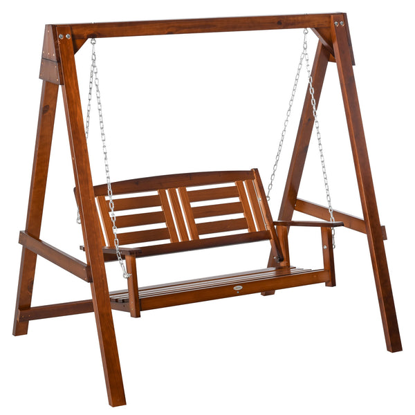 Dondolo 2 Posti da Giardino 160x121x165 cm in Legno Teak prezzo