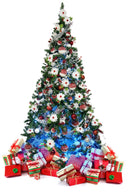 Albero di Natale Artificiale Rizzetti Cervino Verde Varie Misure