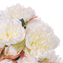 Set 2 Peonia Artificiale con 16 Fiori Artificiali Altezza 46 cm 