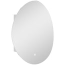 Armadietto da Bagno con Specchio a LED 50x14x70 cm Anti-Appannamento Illuminazione Dimmerabile 3 Colori Bianco      