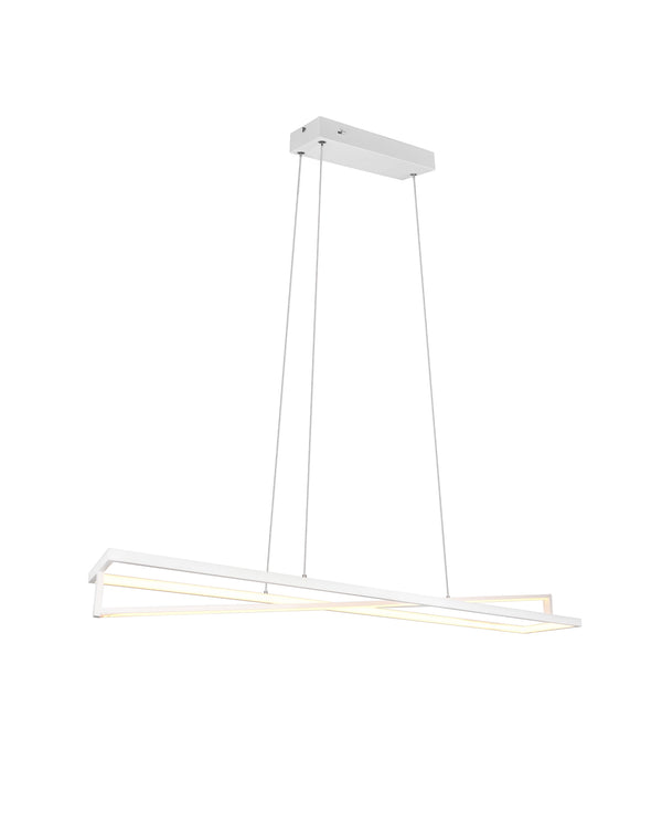 prezzo Lampada a Sospensione da Interno a led in Metallo Bianco Opaco