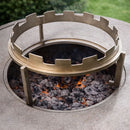 Griglia Rialzata per Barbecue per Spiedi Ø24x13,5 cm in Acciaio Inox   