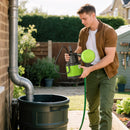 Pompa a Immersione 400W per Acqua Sporca/Pulita 7m Profondità Max 9,000L/h Gestisce Particelle fino a 15mm Interruttore a Galleggiante Verde      