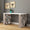 Scrivania 140x60x75 cm Labirent 140 tortora bianco