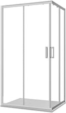 Box Doccia Angolare 90x90 cm in Cristallo Trasparente 6mm H200 Rizzetti Rome