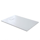 Piatto Doccia 90x130 cm Effetto Pietra Rizzetti Muse Ardesia Bianco
