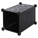Armadio Guardaroba Modulare 16 Cubi Rizzetti Cube16 Nero