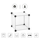 Armadio Guardaroba Modulare 9 Cubi Rizzetti Cube Bianco