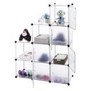 Armadio Guardaroba Modulare 9 Cubi Rizzetti Cube Bianco